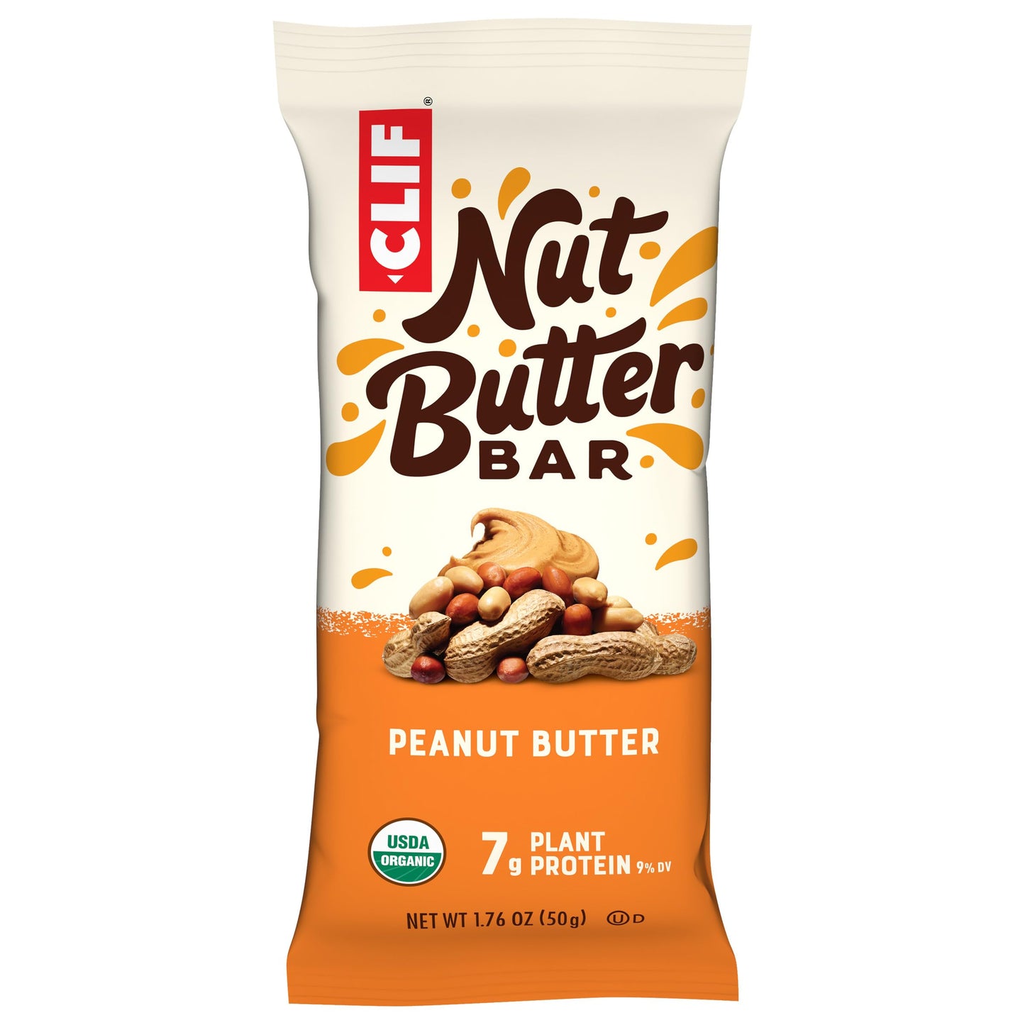 CLIF Nut Butter Bar  Peanut Butter  Filled Energy Bars  NonGMO  USDA Organic  PlantBased  Low Glycemic  176 oz 5 Pack