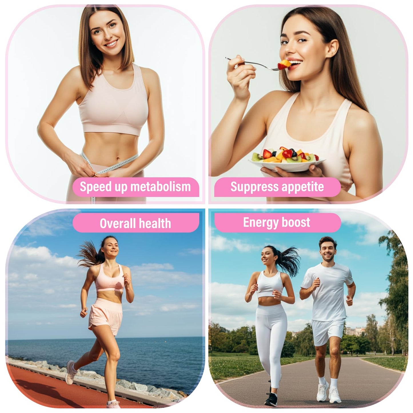 GLP-1 Alternative Supplement, Natural Extracts with Hops, Green Tea Extract, Garcinia Cambogia, Multivitamins, Probiotics, for Gut, GLP-1 Activate & Overall Health - 124