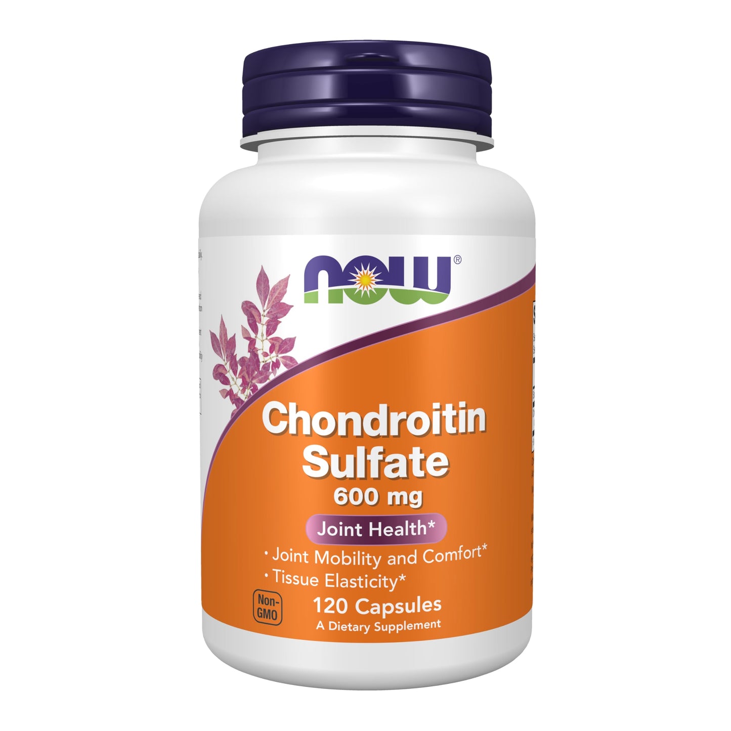 NOW Foods Supplements, Chondroitin Sulfate 600 mg (a Glycosaminoglycan), Joint Health*, 120 Capsules
