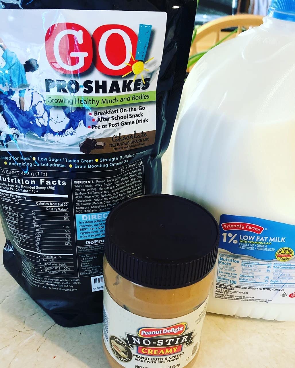 GO! Pro Shakes | Great Tasting Protein Powder Smoothie for Kids Teens | Growth Strength | Healthy Snack | Digestive Enzymes | No Added Sugar | Rich Delicious Taste | Nutrition Sports | Chocolate