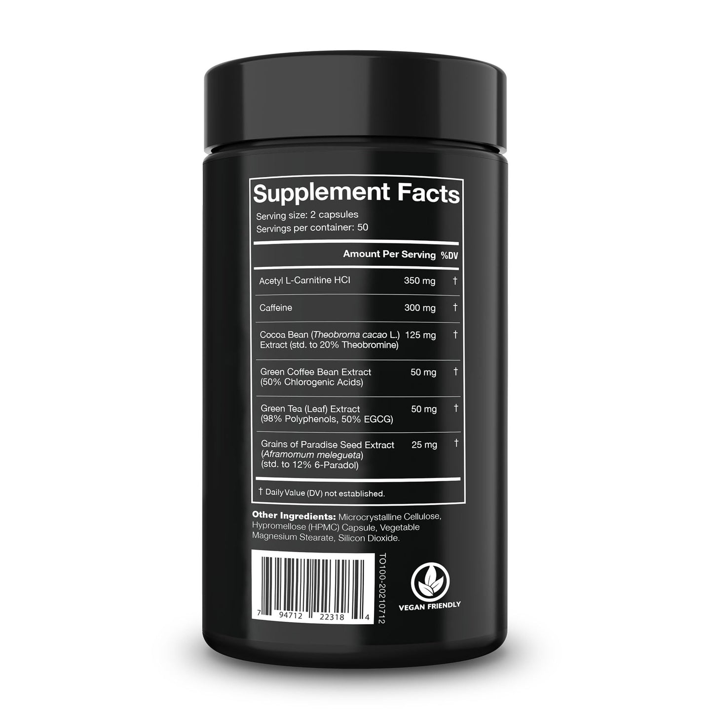 JNX SPORTS The Omen! Thermogenic Fat Burner - Dietary Supplement for Men & Women with L Carnitine | Appetite Suppressant & Metabolism Booster | 100 Capsules