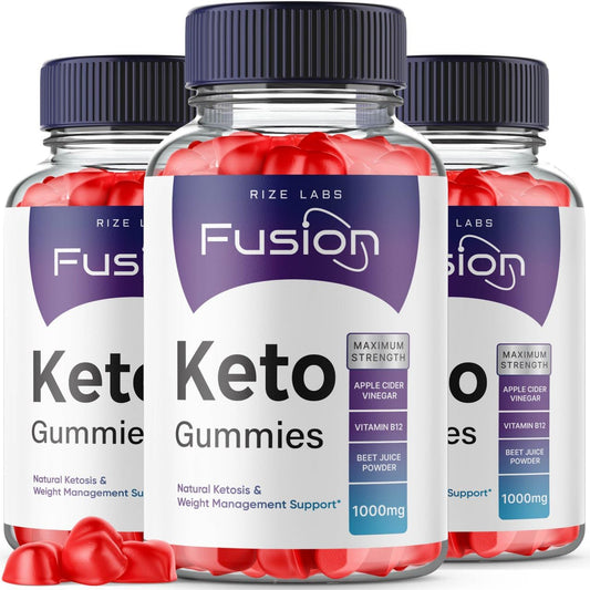 rize labs - Keto Fusion ACV Gummies for Advanced Weight Loss, Gummies for Appetite Control, Prevents The Formation of Fat (180 Gummies)
