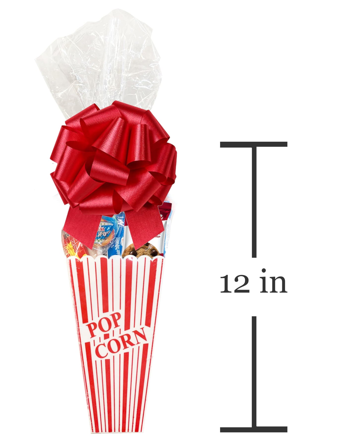Celebration Gift Popcorn Set Perfect For Fathers Day Gift Teachers Graduations Birthdays  More  Includes Movie Night Snacks Kids Candy Bouquet Thank You Gift Care Package Chocolate Chip