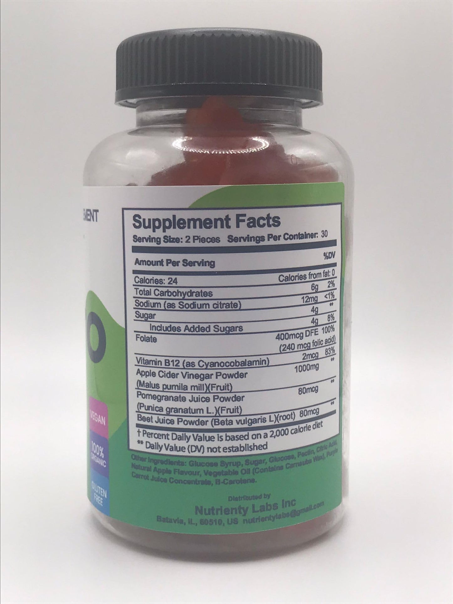 Zonata (2 Pack) Active Keto Gummies,Active Keto ACV Gummies, 120 Count