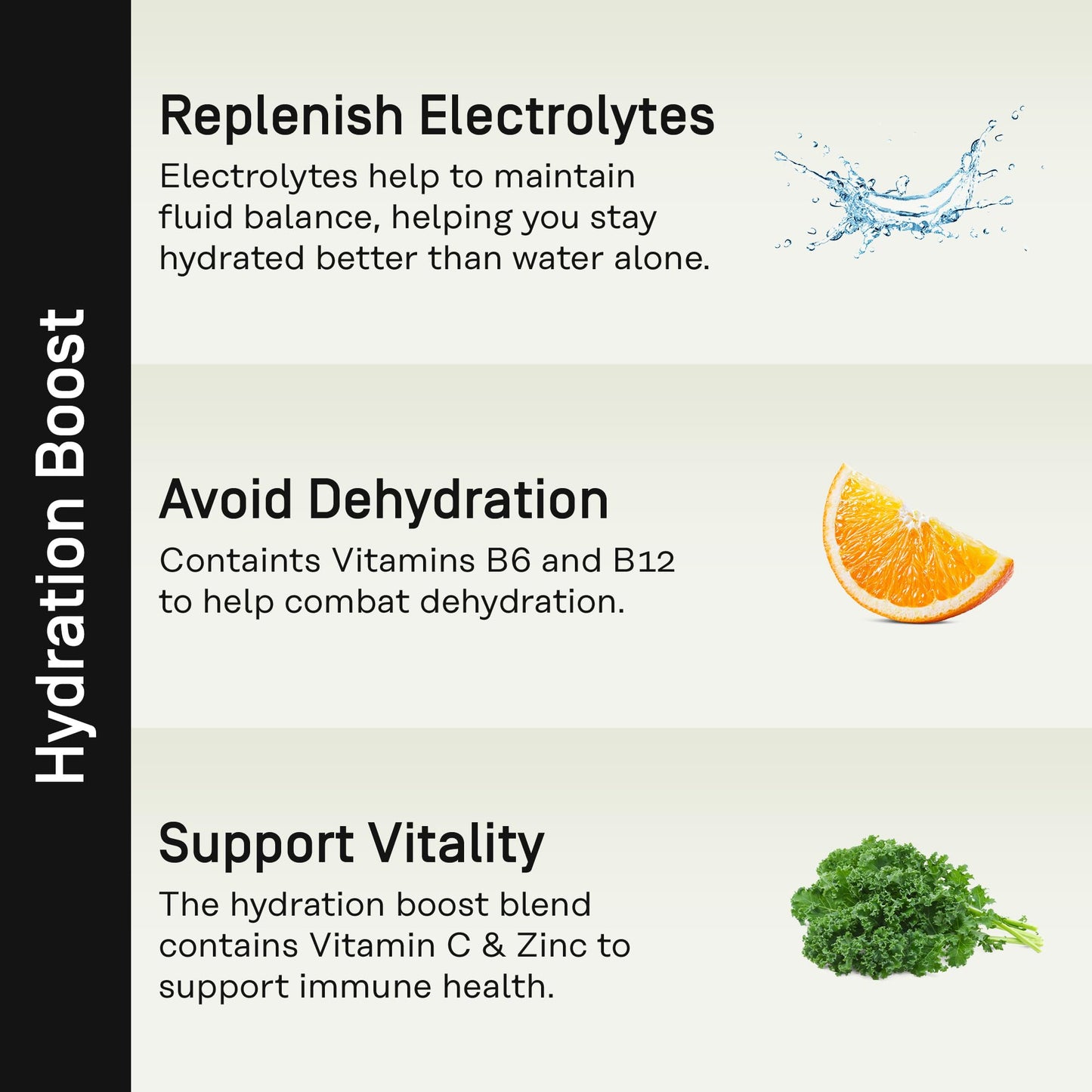 FACTOR FORM Hydration Boost Electrolyte Powder | 1800mg Electrolytes | Vitamin C, D, B6 & B12 for Energy & Immunity | No Added Sugar | 5 Calories | 15 Packets | Orange Yuzu Flavor