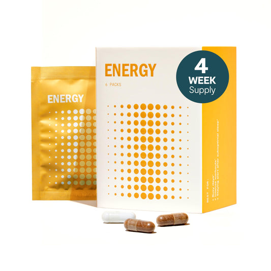 Thesis Energy - Energy Supplements - Promote Daily Energy & Focus with Choline, L Tyrosine, Teacrine & More - Nootropic Brain Support (24 Servings)