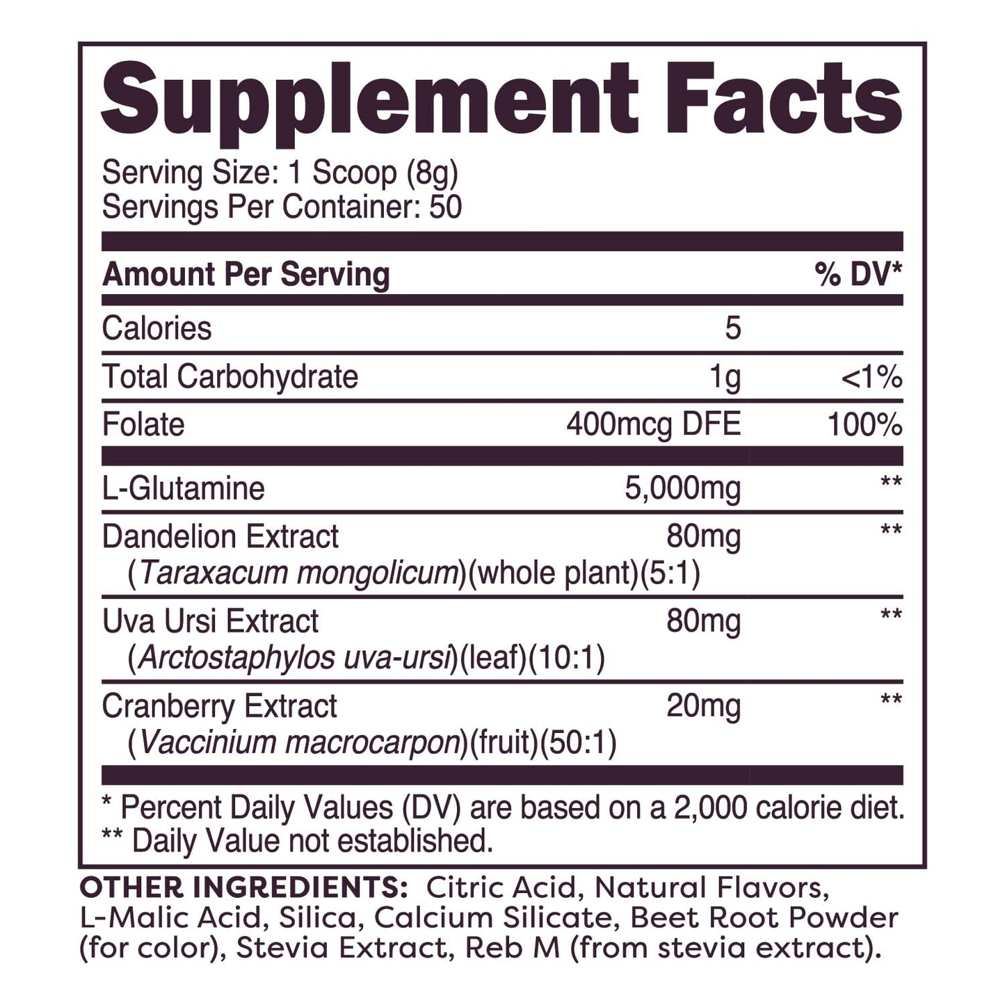 Wellah L-Glutamine Strawberry Lemonade Flavored (50 Servings) - 5g L-Glutamine Per Serving, Sweetened with Stevia