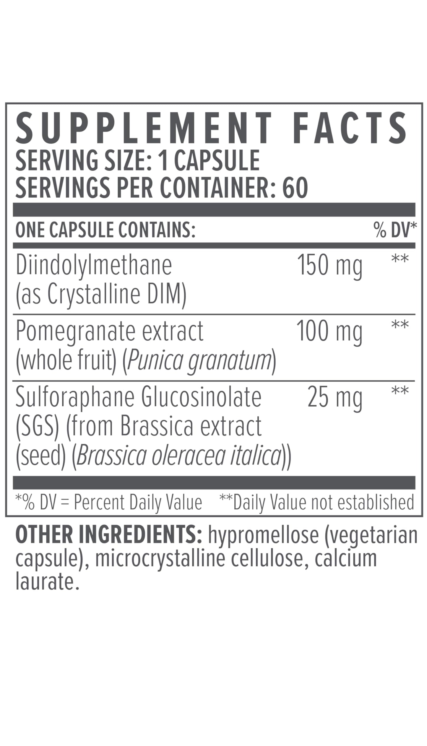 bioTE Nutraceuticals - DIM SGS + - Hormone + Detox (60 Capsules)