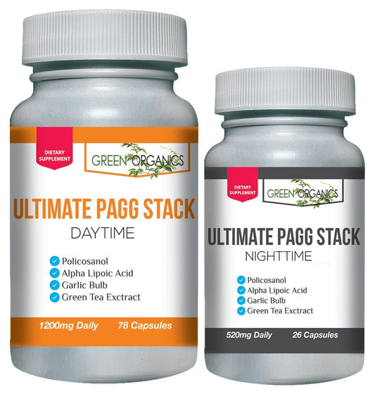 Ultimate PAGG Stack™ 4 Hour Body by Tim Ferriss - Policosanol, Alpha Lipoic Acid, Green Tea Flavonols, Garlic Extract