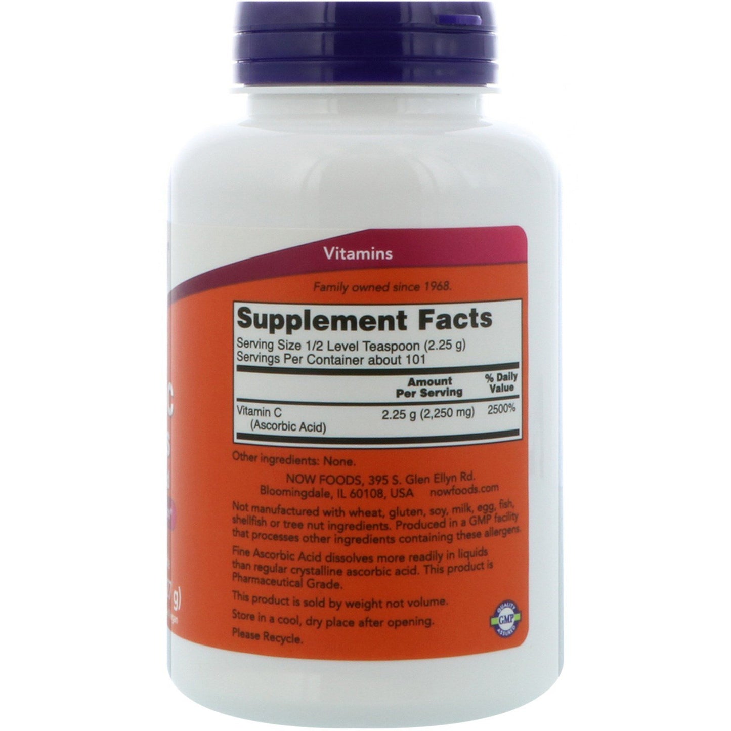 Now Foods Now Foods, (2 Pack) Vitamin C Crystals, 8 oz (227 g)