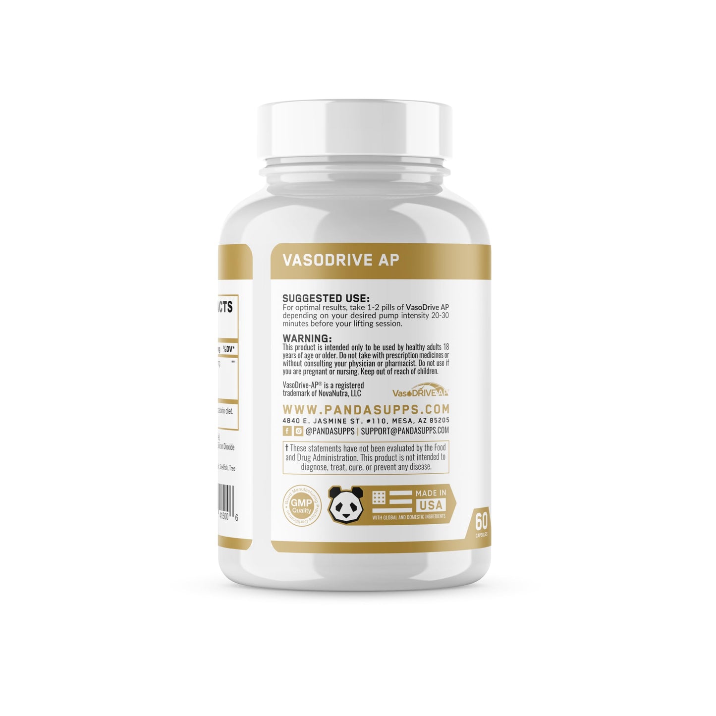 Underground Bio Labs: Panda Supps - VasoDrive-AP®