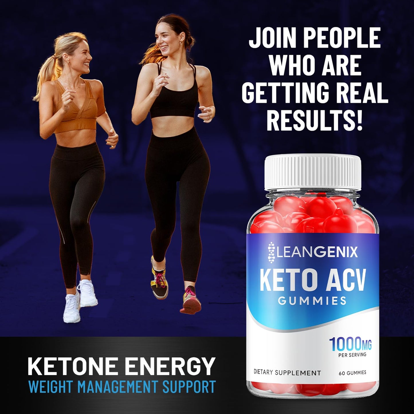 (2 Pack) LeanGenix Keto ACV Gummies - Advanced Formula LeanGenix Keto Plus ACV Weight Management Gummies Apple Cider Vinegar LeanGenix ACV Dietary Supplement Reviews Men Women (120 Gummies)