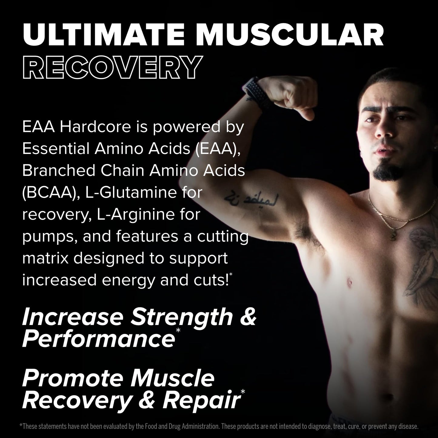 FINAFLEX EAA Hardcore, Psycho Peach - 14.2 oz - Promotes Performance, Energy & Cuts - with BCAAs, L-Glutamine, L-Arginine, Acetyl-L-Carnitine & Caffeine - 30 Servings