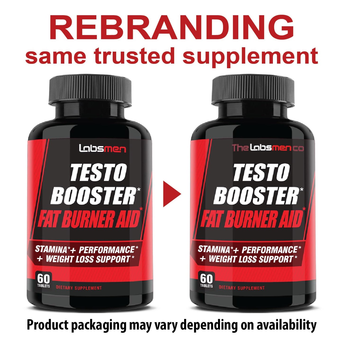 Natural Testosterone Booster for Men at Gym & Bedroom w/Horny Goat Weed & EGCG Green Tea Helps Boost Physical Performance, Restore Vitality and Support Weight Management - 60 Tablets