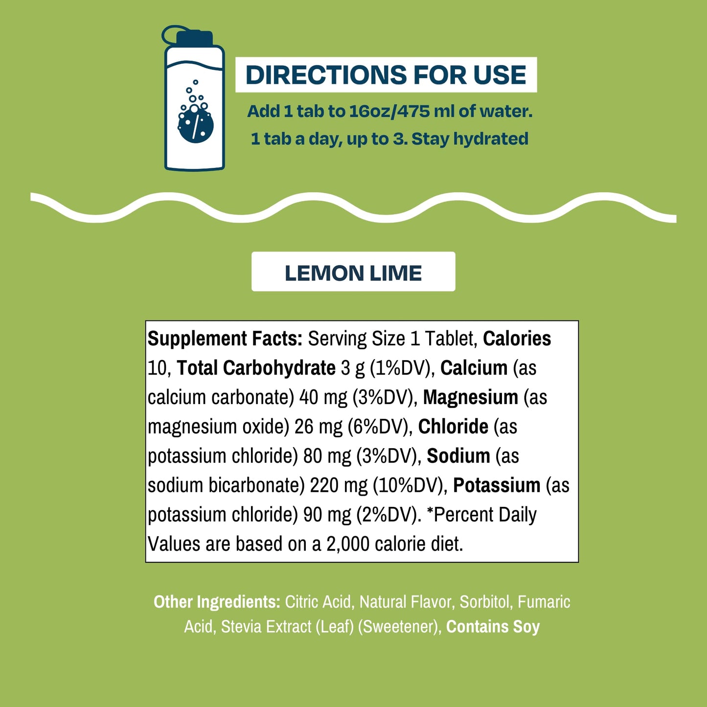 Drinklits Lemon-Lime Electrolyte Sports Drink Fizzy Hydration Tablets (8) Tube Bundle | Natural Flavors - 0g Sugar - Daily Use | 80 Servings - 10 Tablets Per Tube