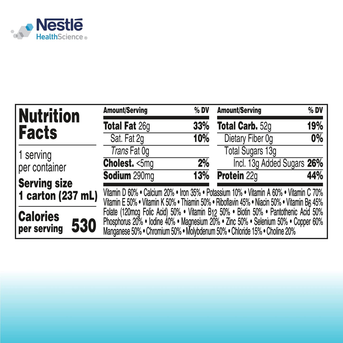 Boost Very High Calorie Chocolate Nutritional Drink  22g Protein 530 Nutrient Rich Calories 8 Fl Oz Pack of 24