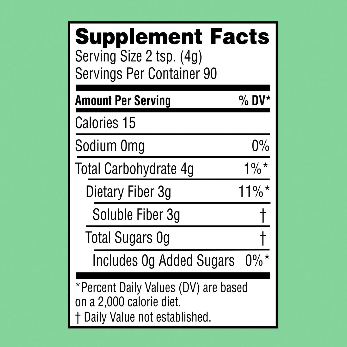 Clear Soluble Fiber Powder 12.7 oz - Daily Clear Fiber Powder Unflavored, Sugar-Free for Adults. (Pack of 1)