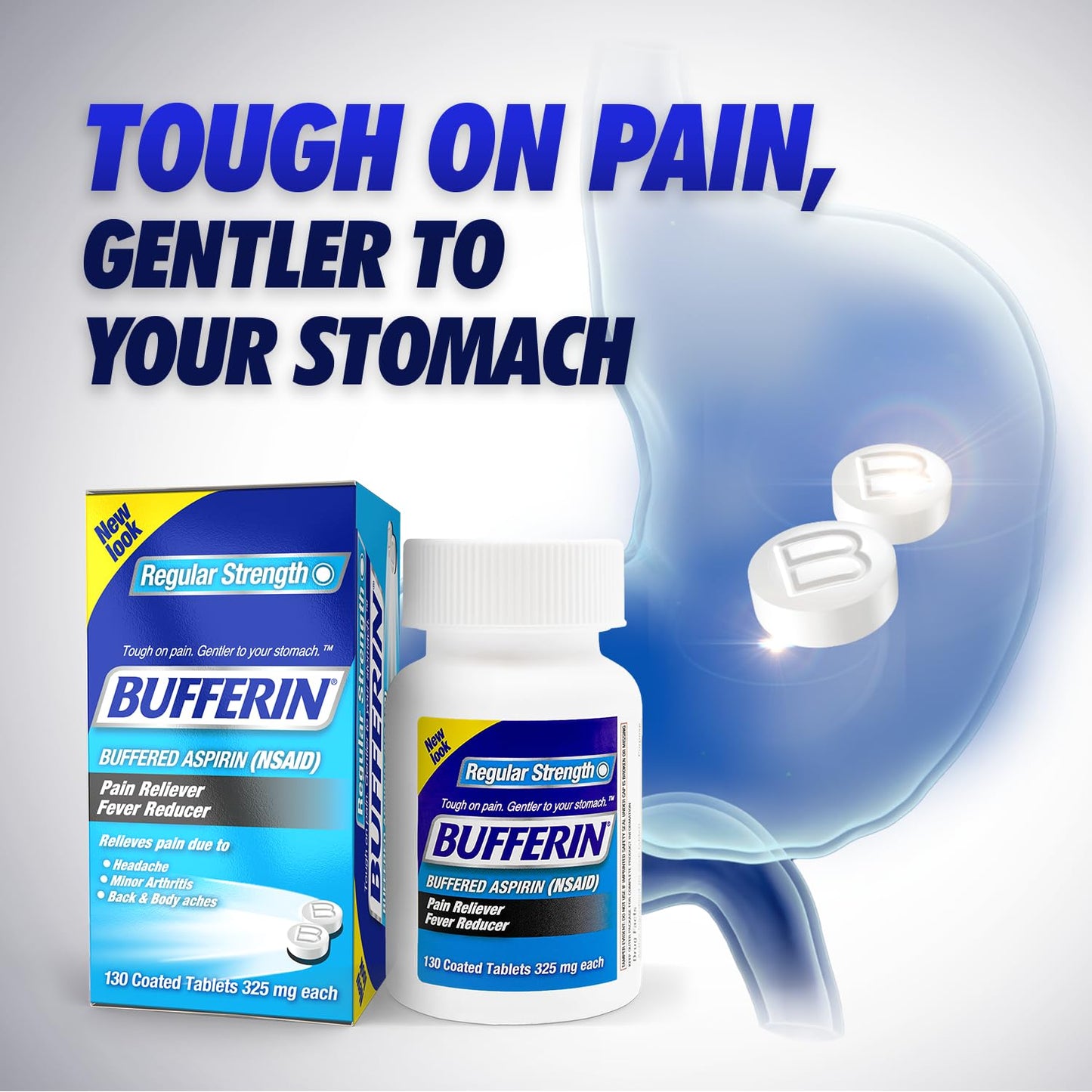 SueroX Kit Electrolyte Drinks Berry Blast, Coconut Refresh, Lemon Lift - 21.3 Fl Oz each,Bufferin Aspirin 130ct, Shot B Energy Multivitamin 60ct,