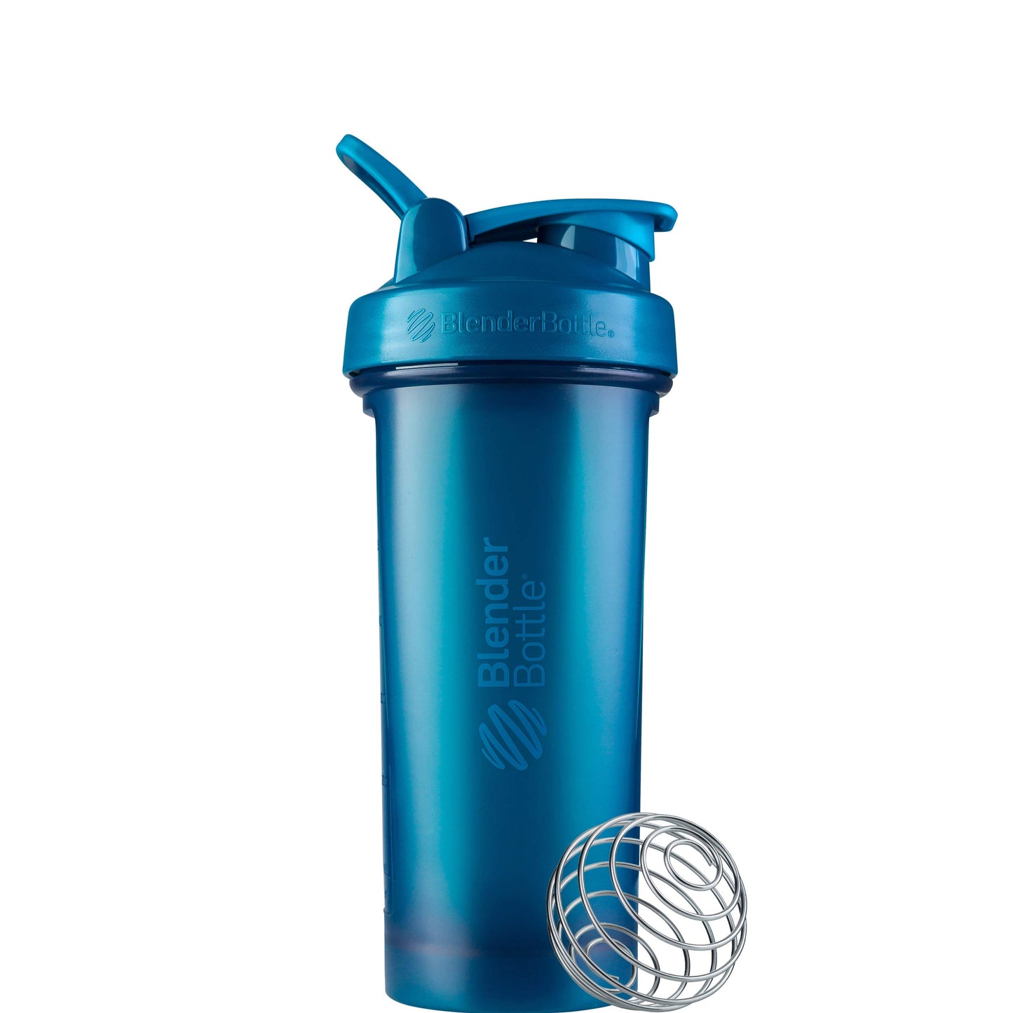 BlenderBottle Classic V2 Shaker Bottle Perfect for Protein Shakes and Pre Workout, 28-Ounce, Ocean Blue