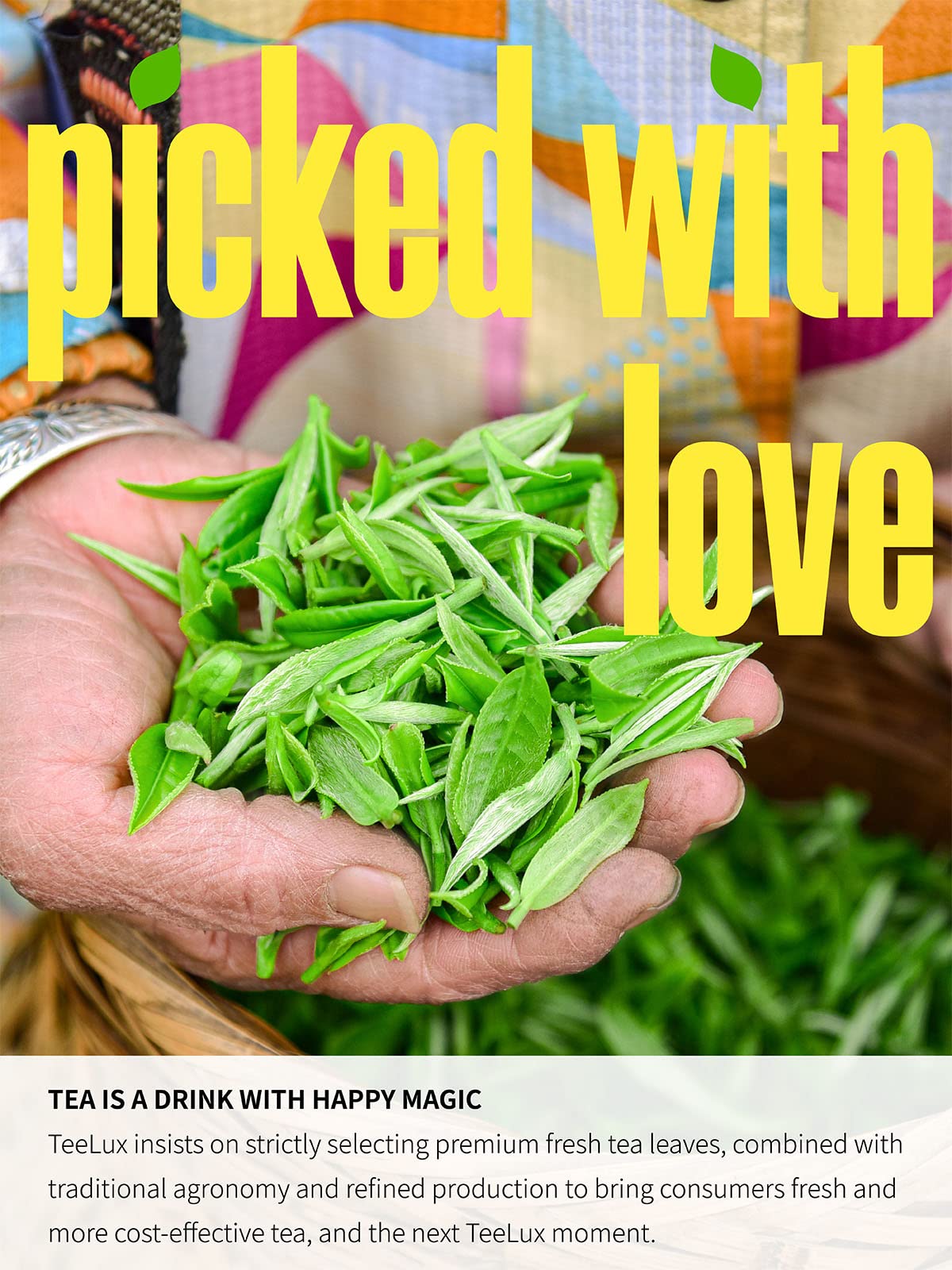 TeeLux Sweet Iced Tea Bags Green Tea Blended with Natural Sweet Tea QuartSized Refreshing Iced Green Tea Zero Sugar 30 Count