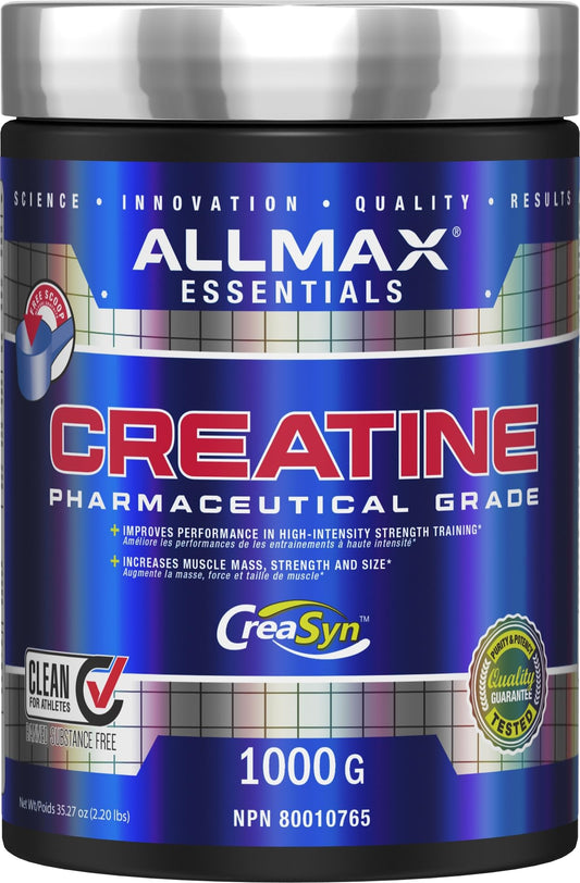 ALLMAX Essentials CREATINE - 400 g Powder - Improves Performance & Training Intensity - Vegan & Gluten Free - 80 Servings