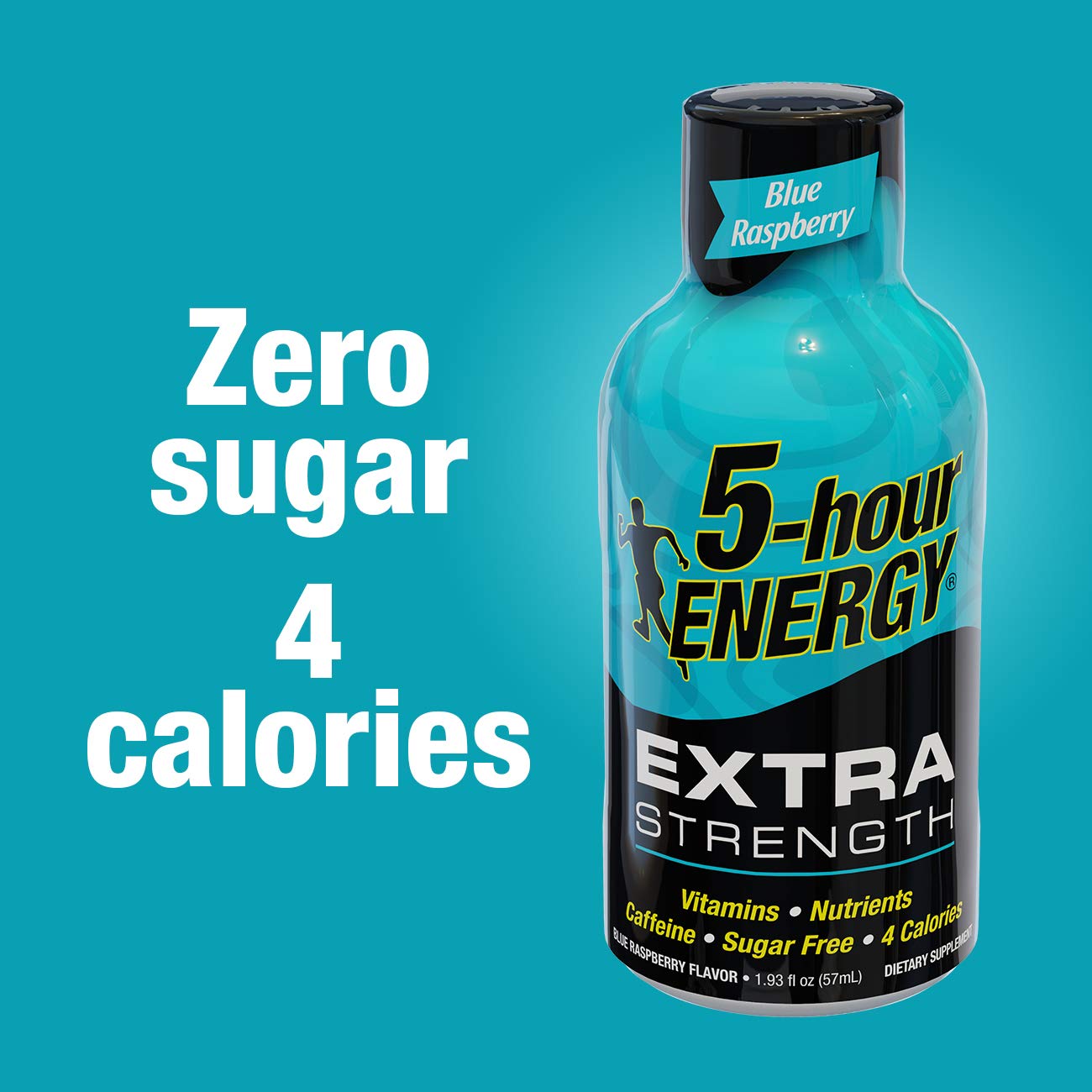 5hour ENERGY Shot Extra Strength Blue Raspberry 193 Ounces 12 Count