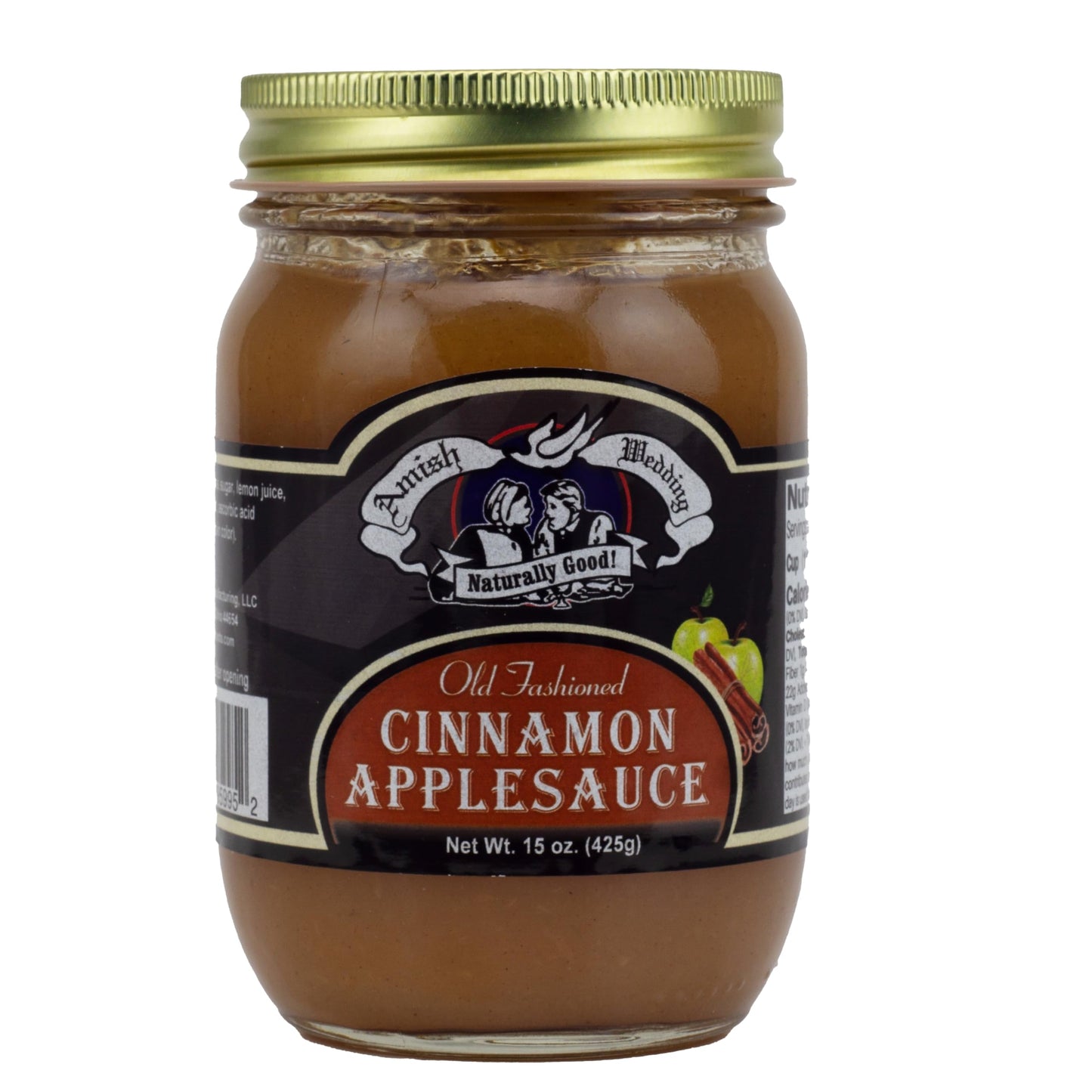 Amish Wedding Cinnamon Applesauce 15oz Pack of 2