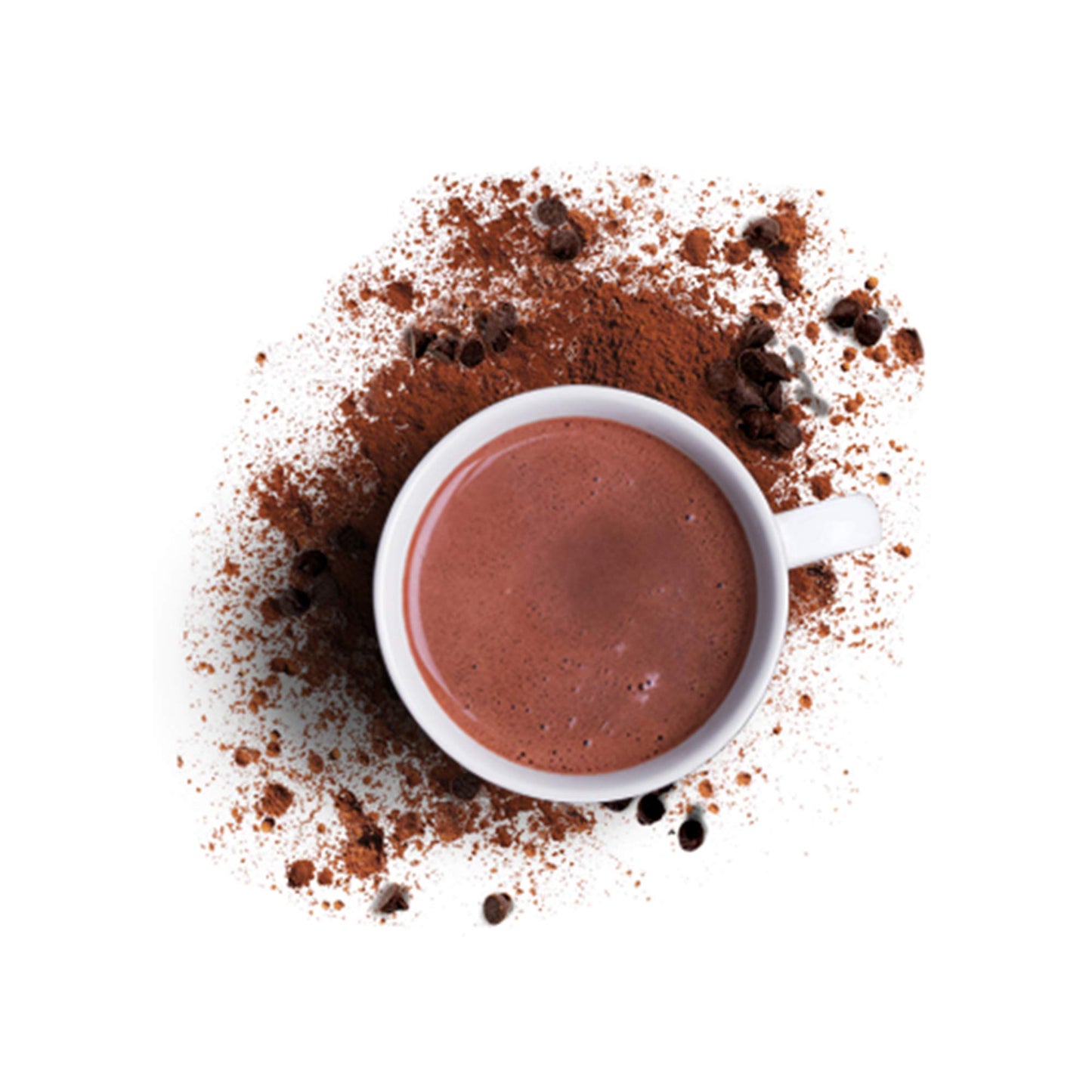 Valrhona Premium Dark Hot Chocolate Sweet Mix Rich Smooth  Full of Dark Chocolate Flavor Dark Hot Chocolate Cocoa Powder with Cream Almond or Oat Milk for a Completely Satisfying Beverage 12oz Packet