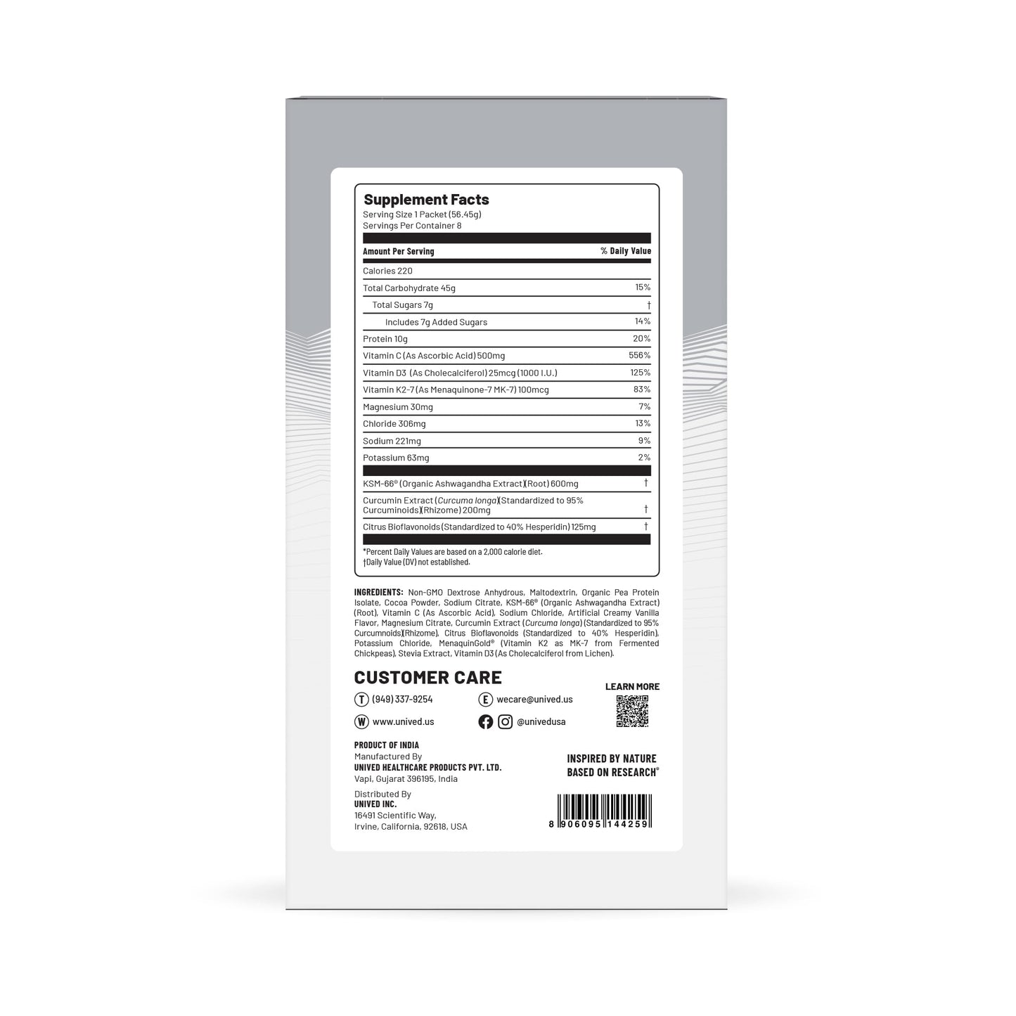 Unived Elite Recovery Mix (Coco Turmeric Latte)