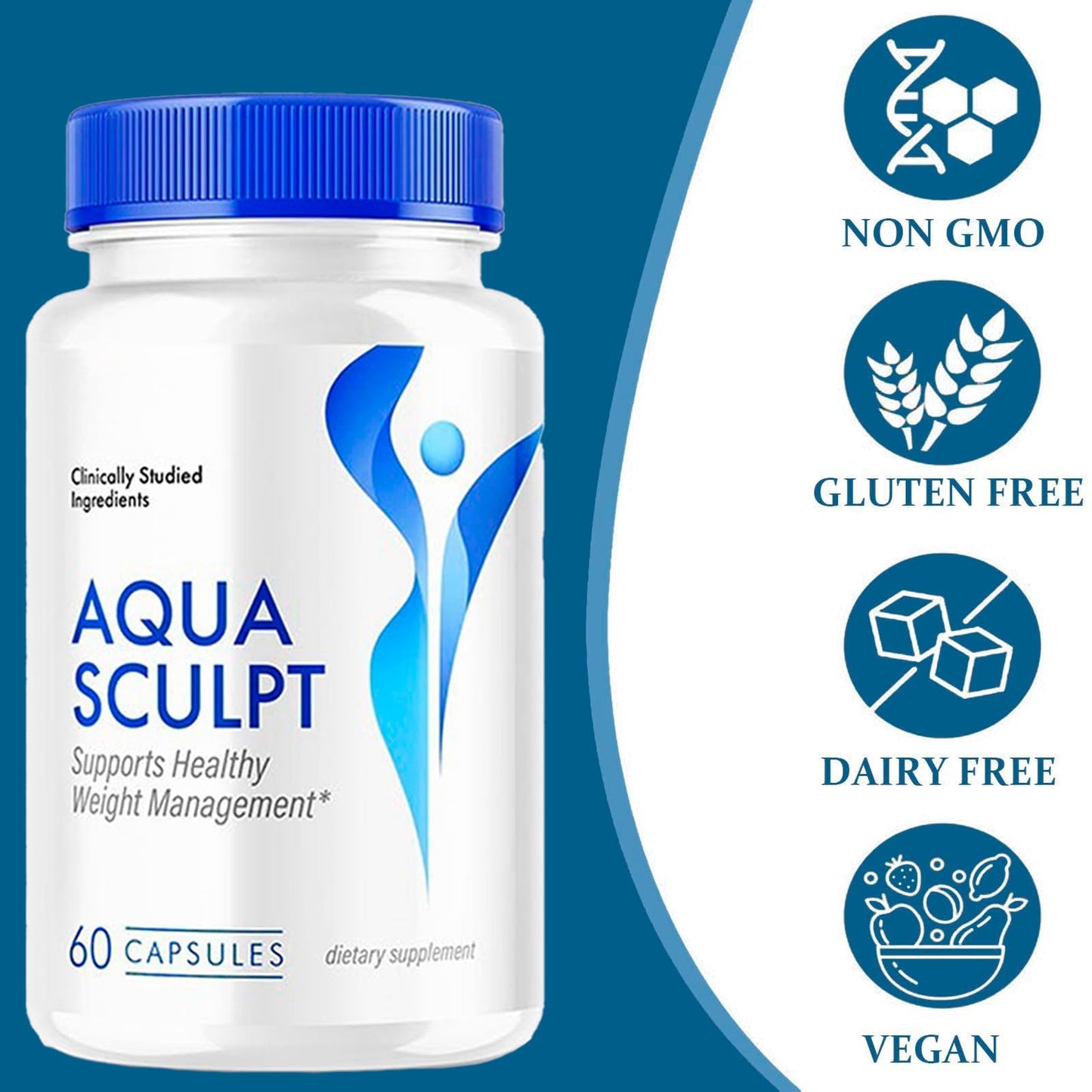 Aqua Capsules | Advanced Maximum Strength Supplement Pills | Studied Ingredients All Natural Formula