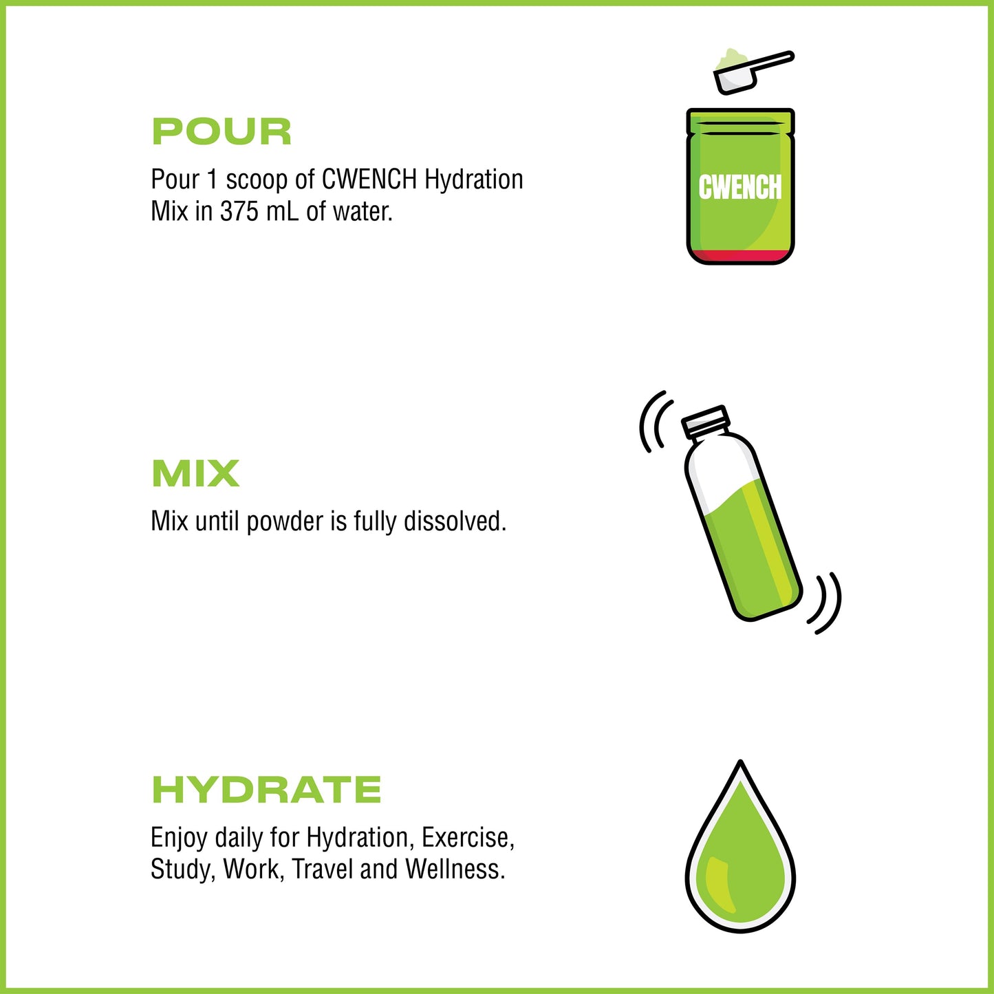 Cwench Electrolyte Mix - Cherry Lime 11oz