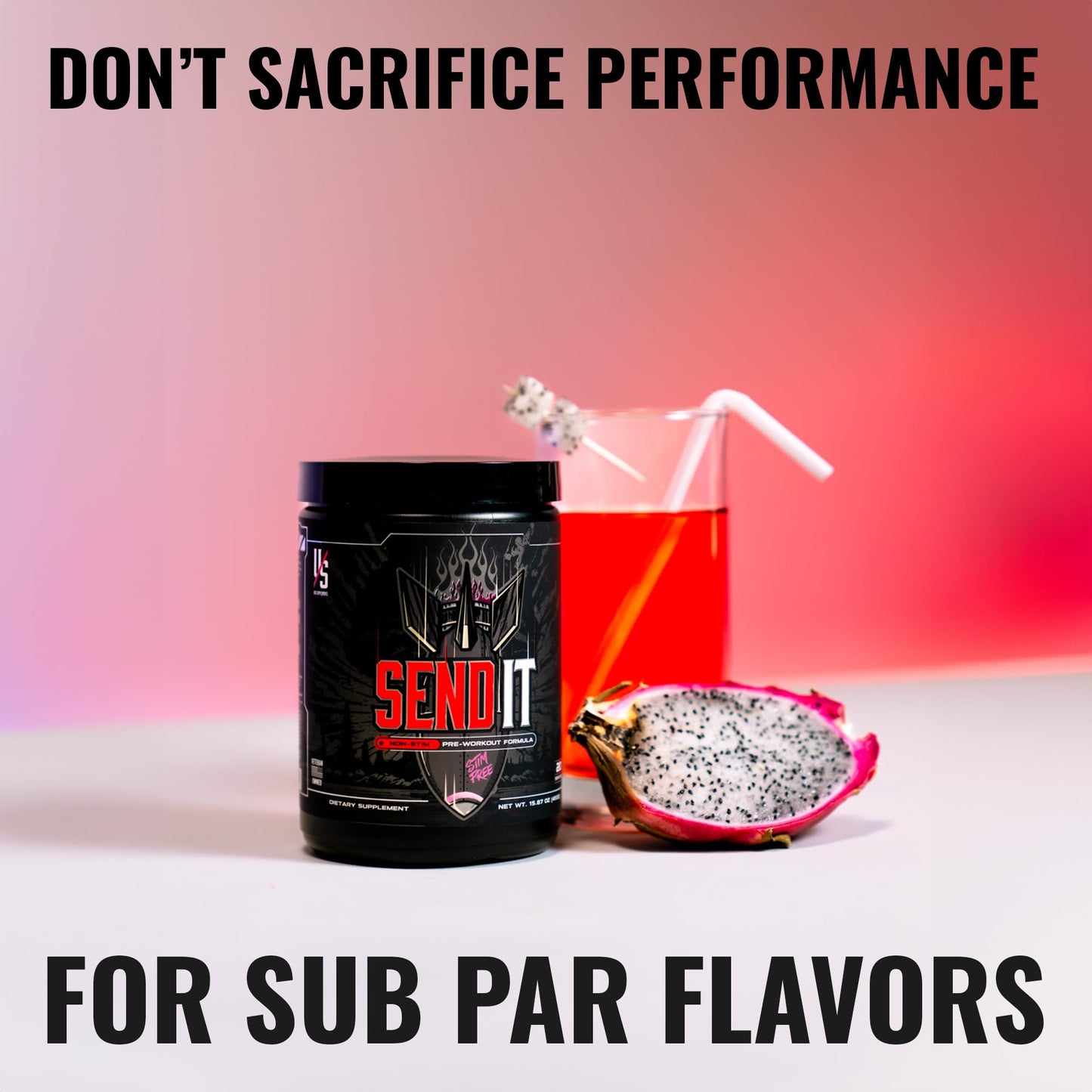 UXO Supplements - Send IT Stim Free: Massive Pumps, Unreal Focus, Natural Energy, Power, Strength, Nitrosigine®, Alpha GPC, CognatiQ®, PeakATP®, Senactiv®, AstraGin® (Jingle Juice)