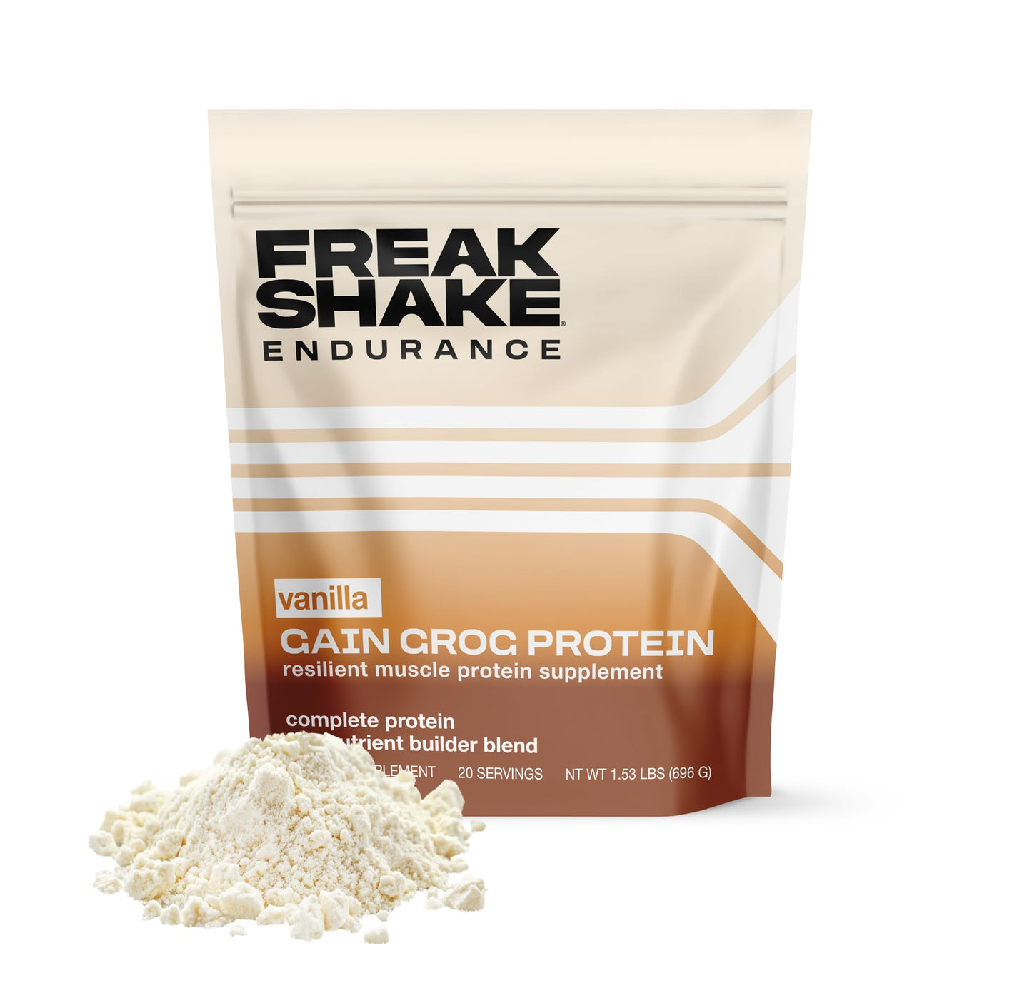 Vanilla Protein Powder - Casein & Whey Protein, 25g Complete Protein with Antioxidant Bio-Nutrient Blend for Muscle Resilience and Growth, No Added Sugar, Mix in Water or Your Smoothie, 20 Servings