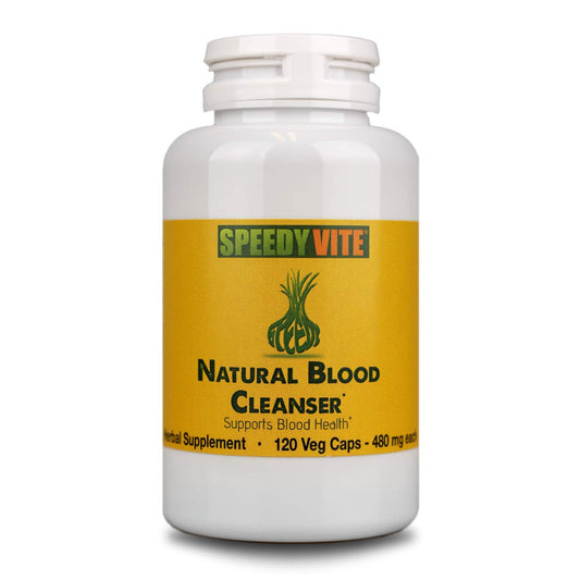 Natural Blood Cleanser Capsules Organic Supplement SpeedyVite® (120 Vegetable Powder Capsules)