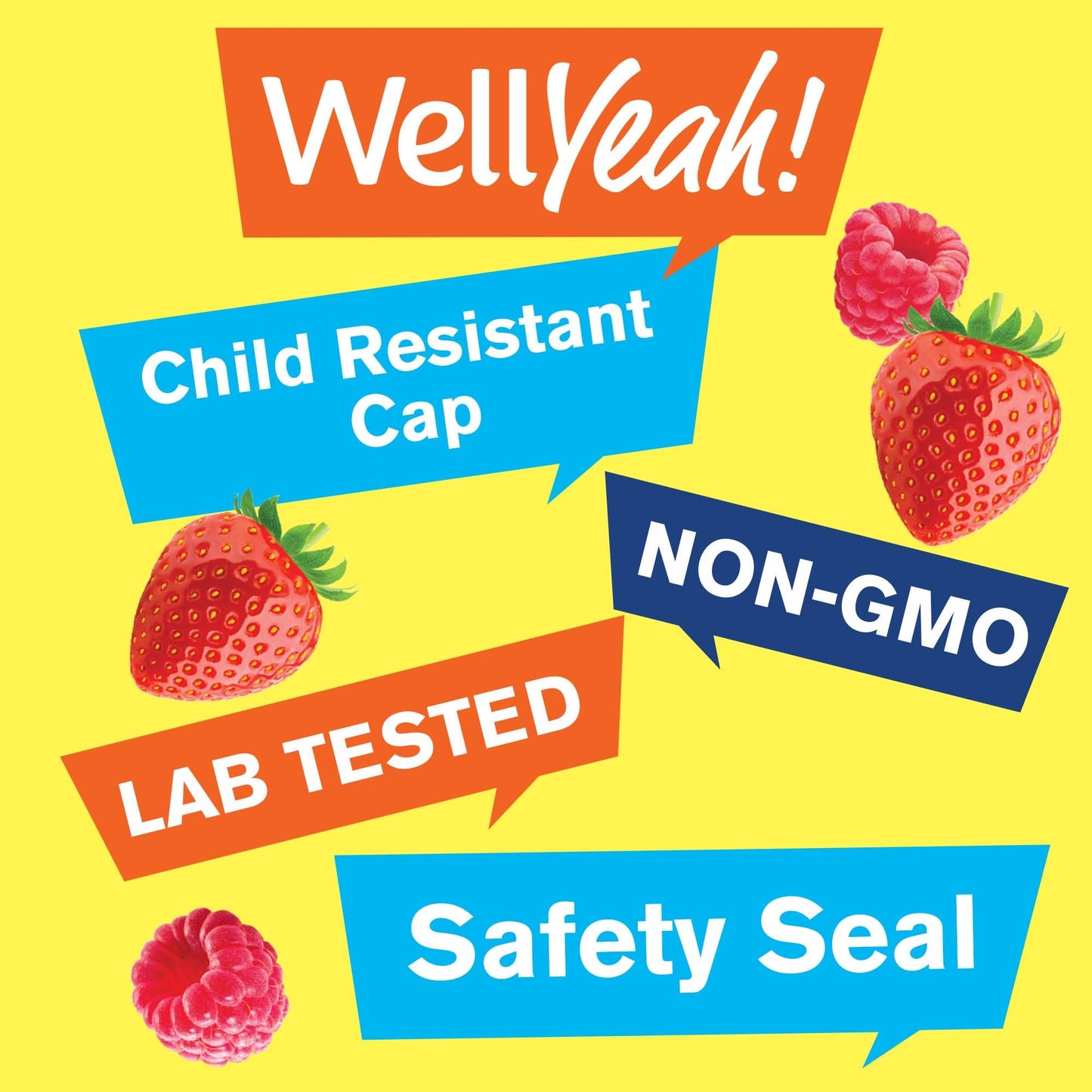WellYeah Sugar Free Fiber Gummies for Adults (4g)| Digestive Supprt |Prebiotic Fiber Supplement | 60 Count