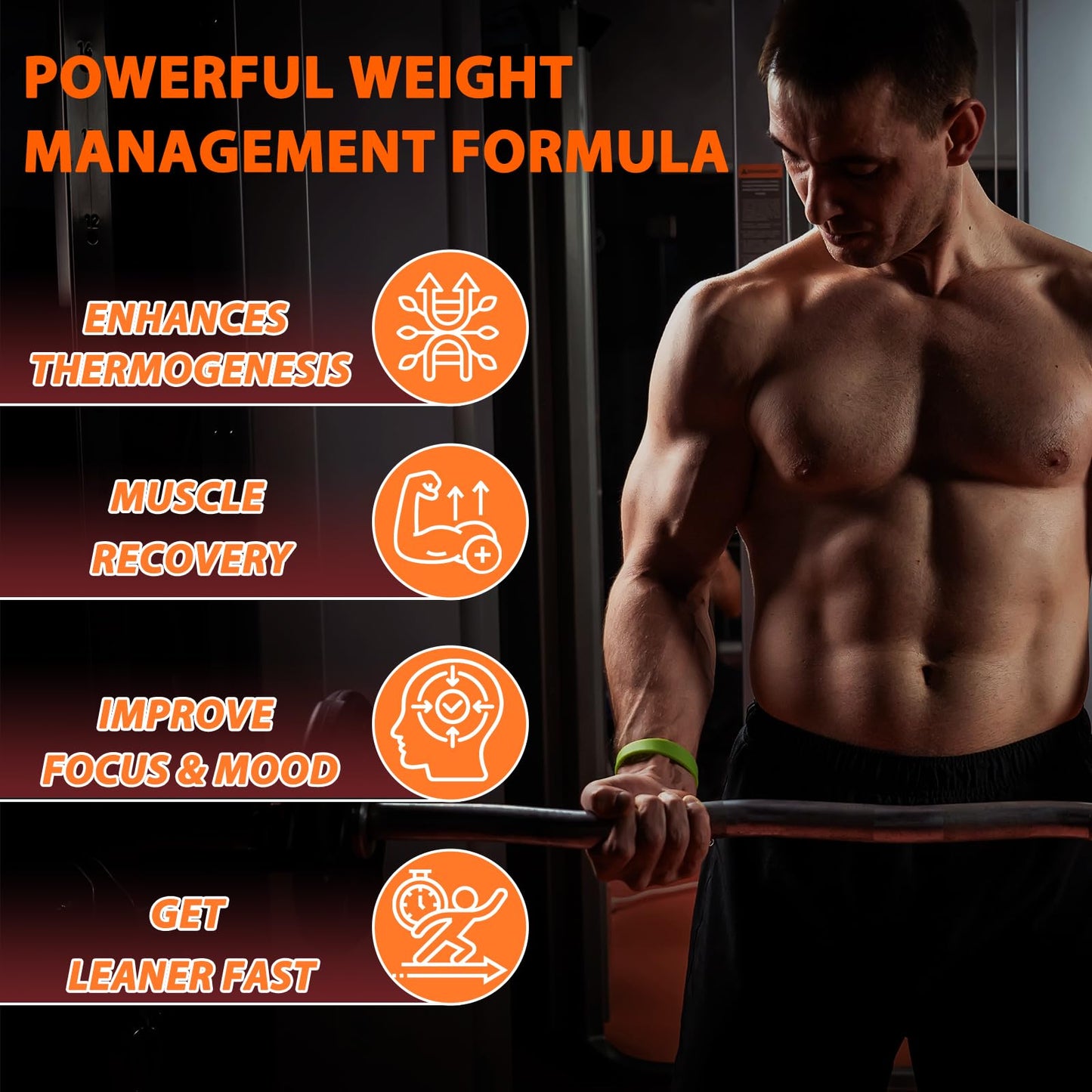 Fat Burner for Men Women - Appetite Suppressant for Weight Loss Supplement, Metabolism, Belly Fat Burning with Acetyl L-Carnitine, Green Tea Extract and More, 60 Count