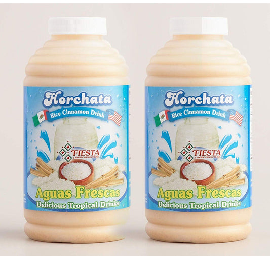FIESTA Drink Concentrate 16oz Bottle Horchata 2 Pack
