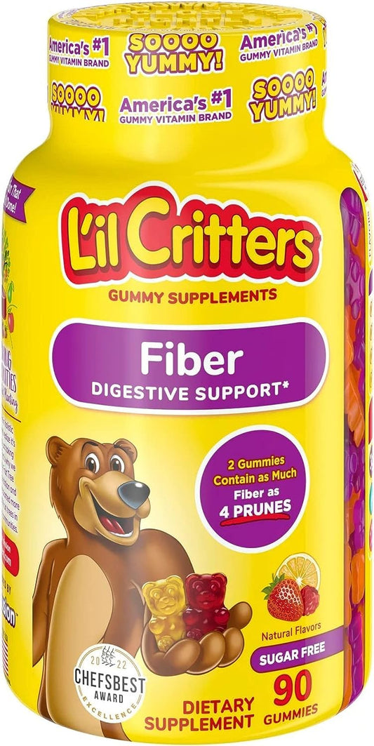 SPEC Kids Fiber Gummy Bears Supplement, by The Makers of The #1 Kids Gummy Vitamin Brand,90 Count