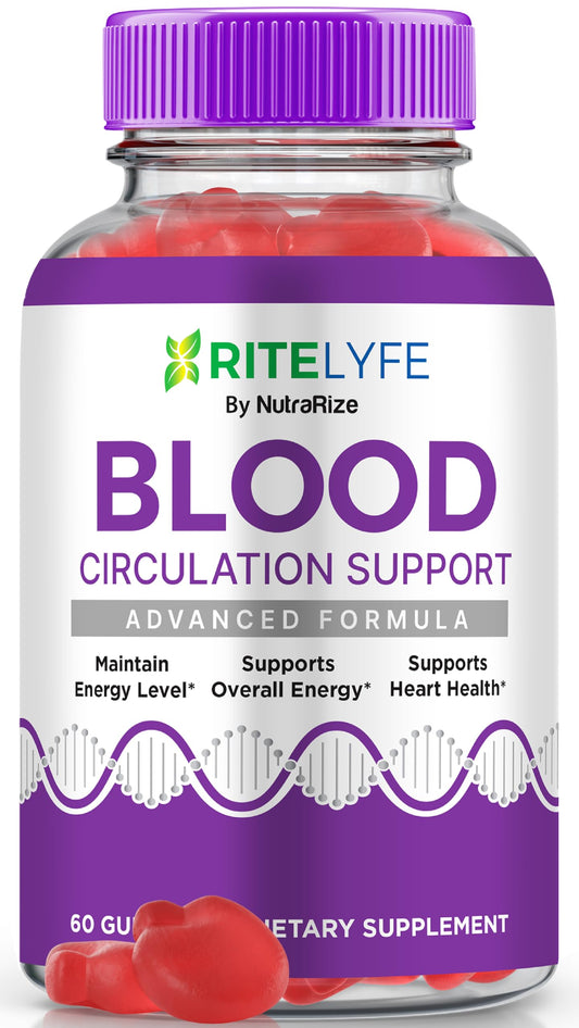 NutraRize RiteLyfe Gummies, All Natural Stabilizer to Maintain Stable Healthy Levels and Overall Wellness, Premium Formula RiteLyfe Gomitas Review (60 Gummies)
