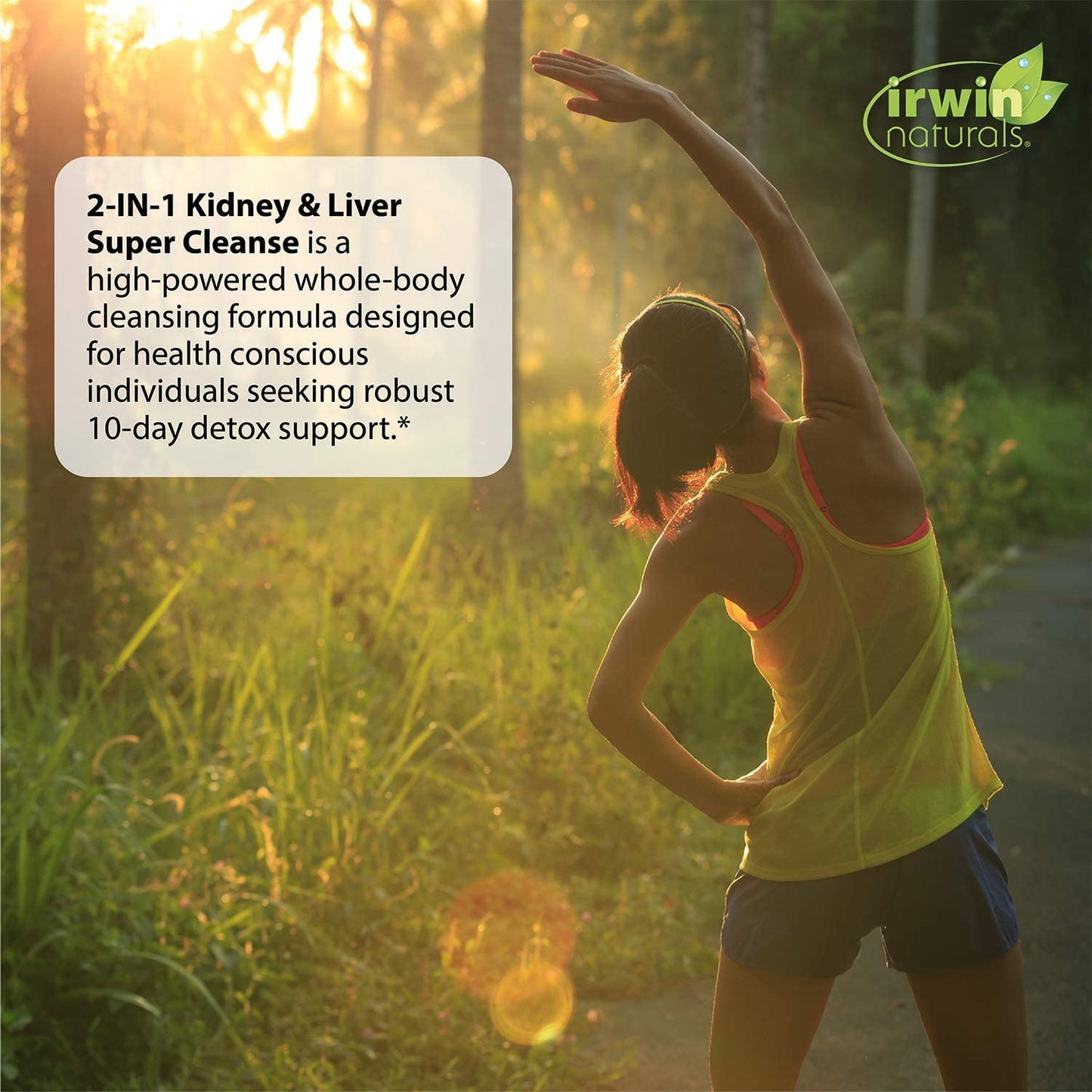 Irwin Naturals 2-in-1 Kidney & Liver Super Cleanse (60 Liquid Softgels) Bundle with Pill Case - Liver and Kidney Detox Cleanse Supplement to Repair and Support Healthy Kidney and Liver Function