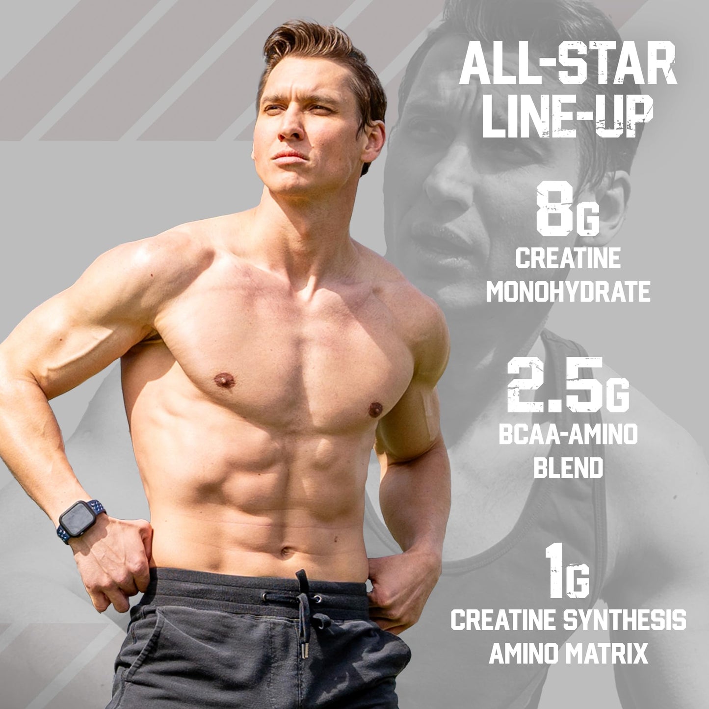Six Star Creatine Monohydrate Powder, X3 (ICY Snow Cone) - Flavored Creatine HCl Powder Monohydrate Supplement for Muscle Building & Performance - Post Workout Supplement for Men & Women - 30 Servings