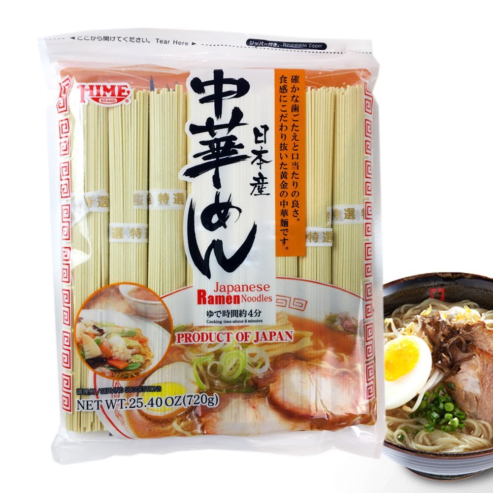 Hime Japanese Dried Ramen Ramyun Noodles 254 oz 720g Pack of 2
