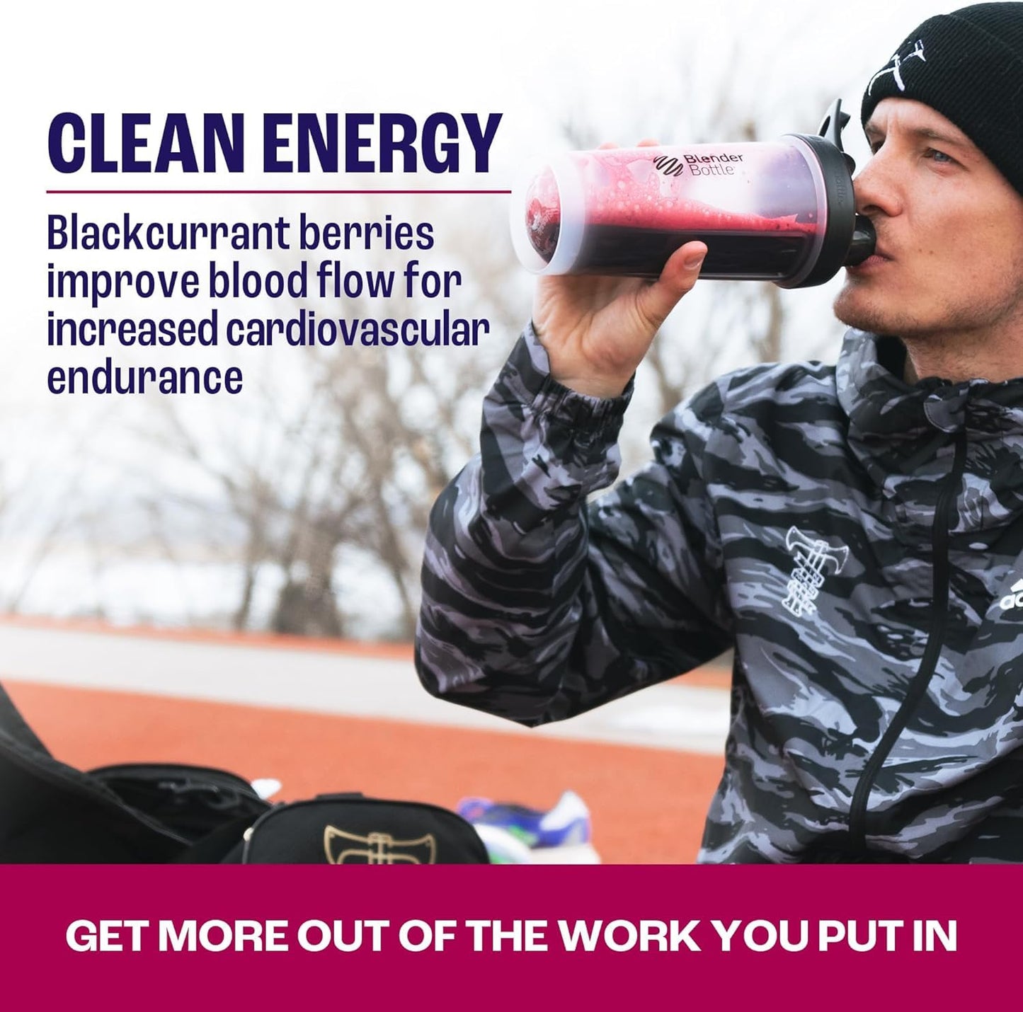 2before Blackcurrant I All Natural Vegan Pre Workout, with 120mg Caffeine I Clean Energy, Endurance, Recovery I Pre Workout Women and Men I 20 Servings Pouch I Informed Sports Certified