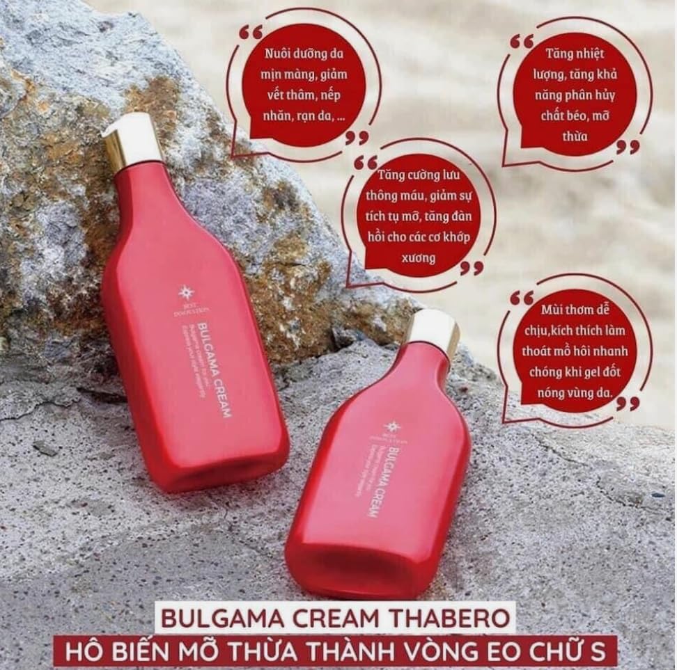 Generic Best Innovation Bulgama Korean Fat Burning Body Cream 300ml/10.14 Fl oz, Red