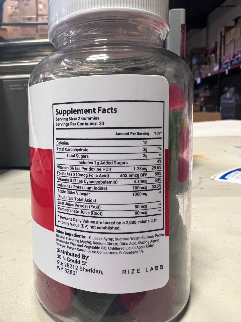 rize labs Lean Valley Keto ACV Gummies, Apple Cider Vinegar Gummies (60 Gummies)