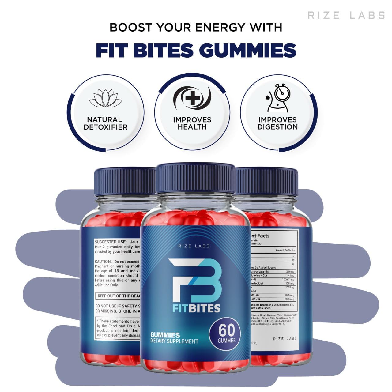FitBites Gummies, FitBites Keto ACV Gummies for Advanced Weight Loss FitBites Keto + ACV Maximum Strength Supplement, Fit Bites Reviews Gomitas (60 Gummies)
