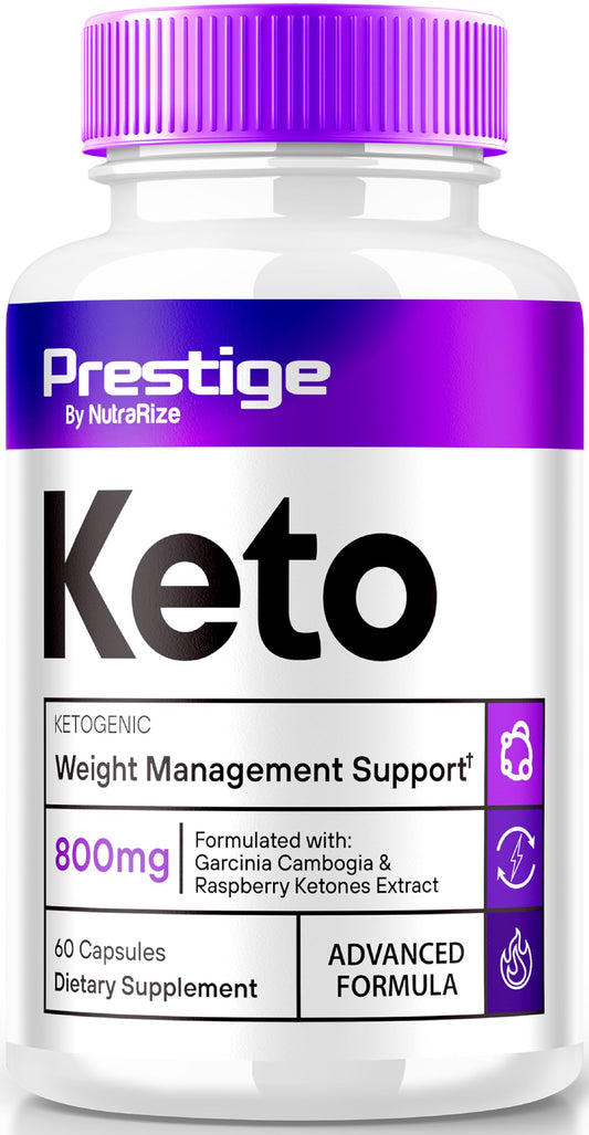 Prestige Keto Capsules, Prestige for Advanced Weight Loss, All-Natural Pills for Targeting Belly Fat, Advanced Body Formula, PrestigeKeto Pastillas Reviews (60 Capsules)