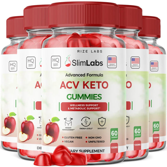 rize labs - - Slim Labs ACV Keto Gummies for Wellness and Metabolic Support - Weight Loss Gummies - Belly Fat Diet (300 Gummies)