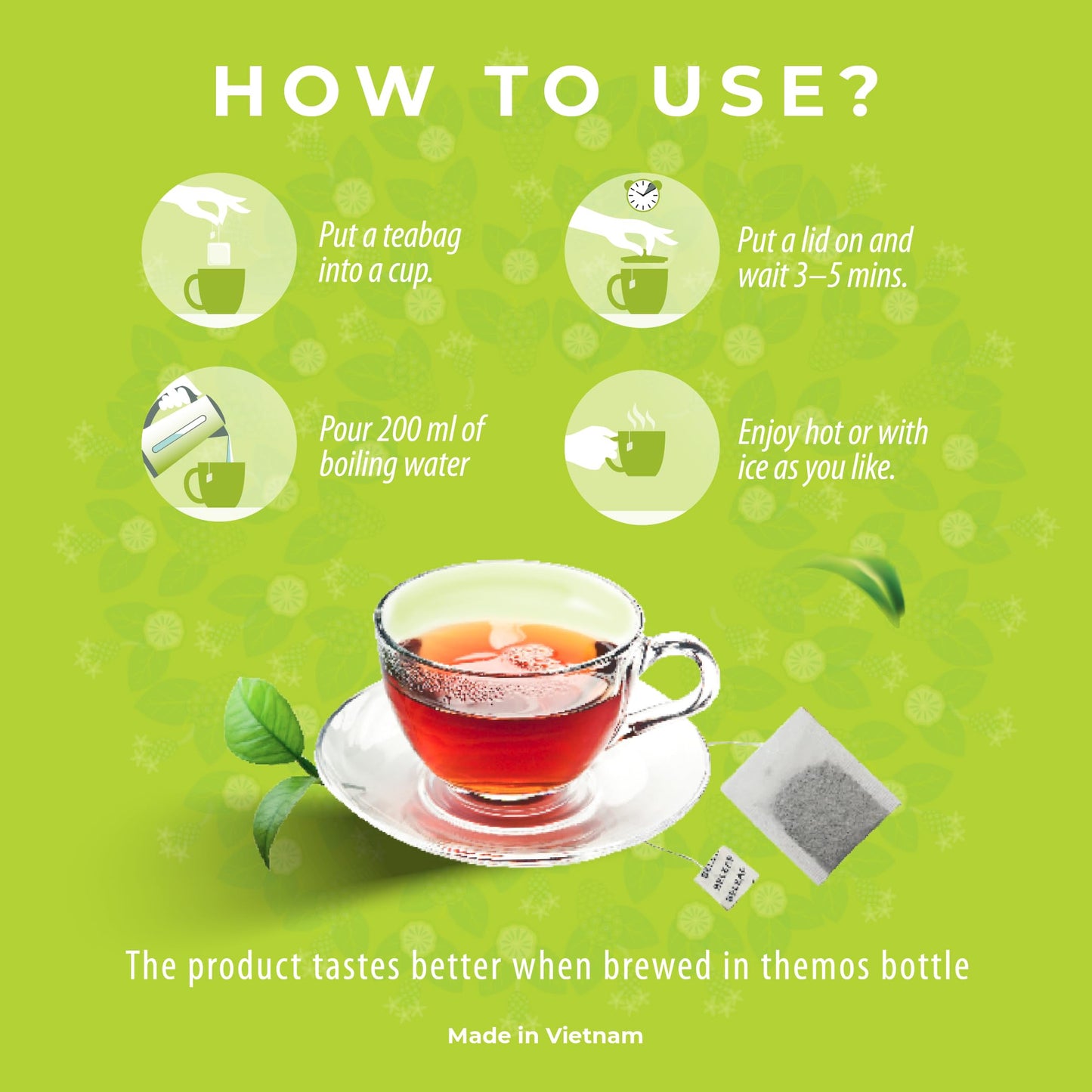 SUNBELEAF  Noni Tea Boosts Immue System Supports Pain Relief Natural Herbal Wellness Support 20 Tea Bags Caffeine Free